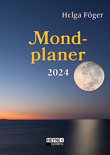Mondplaner 2024: Der praktische Taschenkalender für unterwegs – Mit Spiralbindung und viel Platz für Termine und Notizen – 10,5 x 14,8 cm von Ludwig bei Heyne