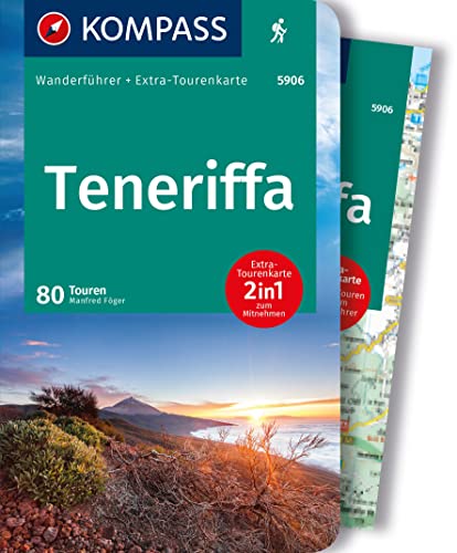 KOMPASS Wanderführer Teneriffa, 80 Touren mit Extra-Tourenkarte: GPS-Daten zum Download von KOMPASS-KARTEN