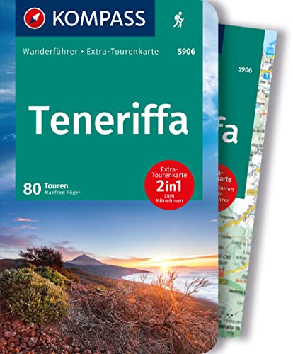 KOMPASS Wanderführer Teneriffa, 80 Touren mit Extra-Tourenkarte: GPS-Daten zum Download von Kompass