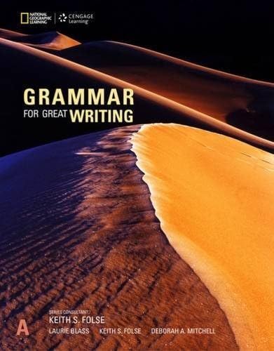 Grammar for Great Writing A von National Geographic