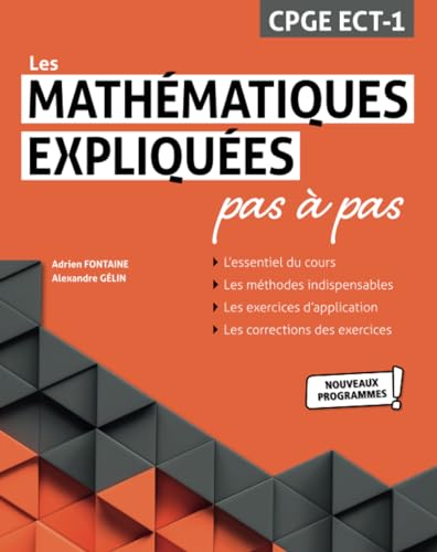 Les Mathématiques expliquées pas à pas - CPGE ECT-1 - Programme 2021