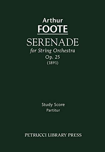 Serenade For String Orchestra, Op. 25 - Study Score von Petrucci Library Press