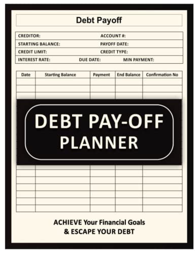 Debt Payoff Planner: Simple Debt Payoff Tracker to Keep Your Finances in Check and Paying Off Debt, Log Book for Tracking Credit Cards and Debts von B2B Services Inc