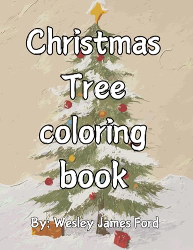 Christmas Tree coloring book von Independently published
