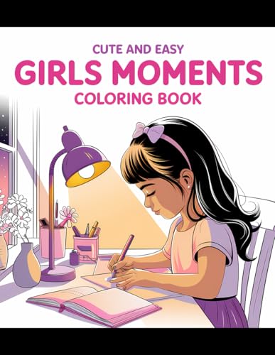 Easy Girls Moments Coloring Pages