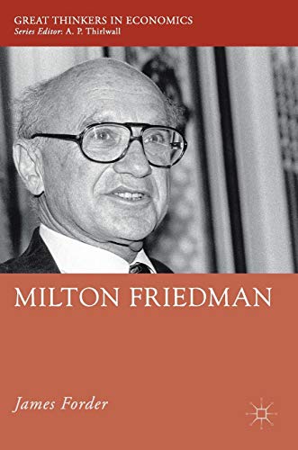 Milton Friedman (Great Thinkers in Economics) von MACMILLAN