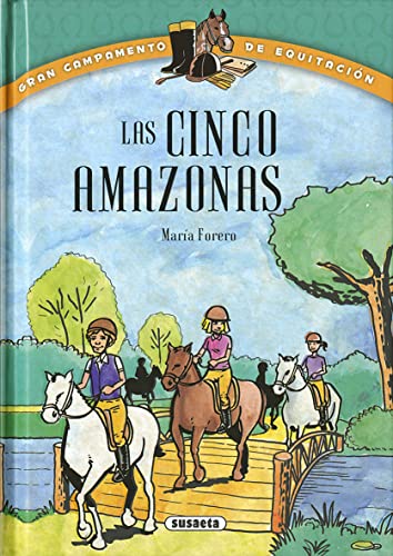 Las cinco amazonas (Gran campamento de equitación) von SUSAETA