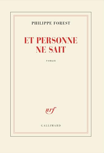 Et personne ne sait von GALLIMARD