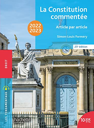 Fondamentaux - La Constitution commentée 2022-2023: Article par article von HACHETTE EDUC