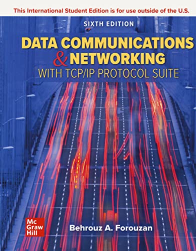 Data Communications and Networking with TCP/IP Protocol Suite ISE (Scienze)