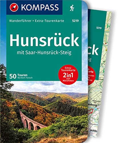 KOMPASS Wanderführer Hunsrück mit Saar-Hunsrück-Steig, 50 Touren: mit Extra-Tourenkarte Maßstab 1:75.000, GPX-Daten zum Download KOMPASS Wanderführer Hunsrück mit Saar-Hunsrück-Steig, 50 Touren: mit Extra-Tourenkarte Maßstab 1:75.000, GPX-Daten zum Download