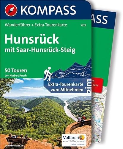 KOMPASS Wanderführer Hunsrück mit Saar-Hunsrück-Steig: Wanderführer mit Extra-Tourenkarte 1:75.000, 50 Touren, GPX-Daten zum Download KOMPASS Wanderführer Hunsrück mit Saar-Hunsrück-Steig: Wanderführer mit Extra-Tourenkarte 1:75.000, 50 Touren, GPX-Daten zum Download