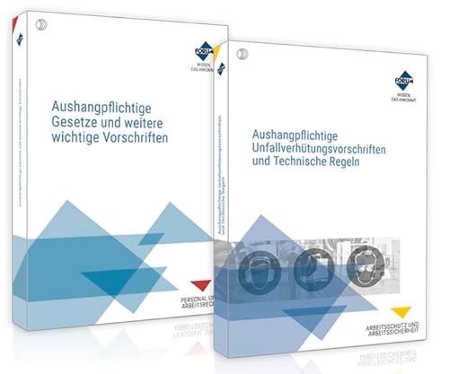 Das Aushang-Paket: Aushangpflichtige Gesetze und Unfallverhütungsvorschriften Das Aushang-Paket: Aushangpflichtige Gesetze und Unfallverhütungsvorschriften