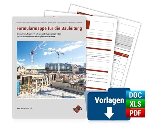 Formularmappe für die Bauleitung: PREMIUM-Ausgabe