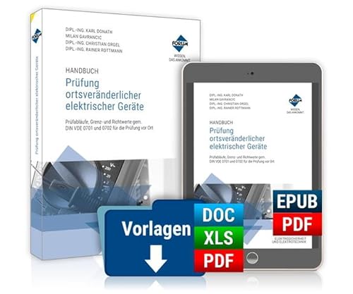 Handbuch Prüfung ortsveränderlicher elektrischer Geräte: PREMIUM-Ausgabe