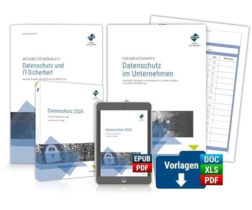 Das Datenschutz-Paket: Sammlung mit Vorlagen, Merkblättern und Mustern rund um den Datenschutz Das Datenschutz-Paket: Sammlung mit Vorlagen, Merkblättern und Mustern rund um den Datenschutz von Forum Verlag Herkert