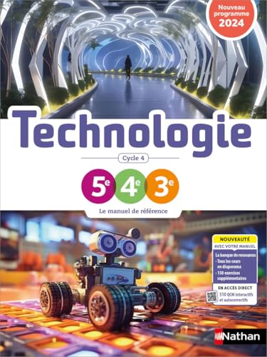 Technologie Cycle 4 2024 Manuel élève von NATHAN