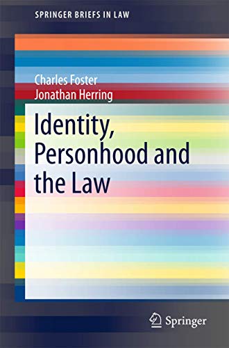 Identity, Personhood and the Law (SpringerBriefs in Law) von Springer