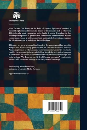 An Essay on the Evils of Popular Ignorance An Essay on the Evils of Popular Ignorance von Anson Street Press