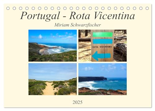 Portugal - Rota Vicentina (Tischkalender 2025 DIN A5 quer), CALVENDO Monatskalender