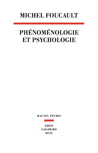 Phénoménologie et Psychologie: 1953-1954