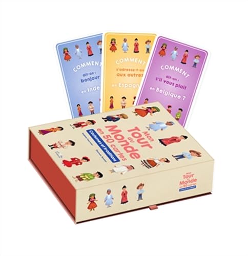 Mon tour du monde en 50 cartes - Coutumes et traditions: Un jeu de cartes von CTP RUE ENFANTS