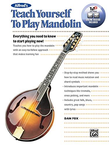 Alfred's Teach Yourself to Play Mandolin: Everything You Need to Know to Start Playing Now!, Book, CD & DVD (Teach Yourself Series) von Alfred Music