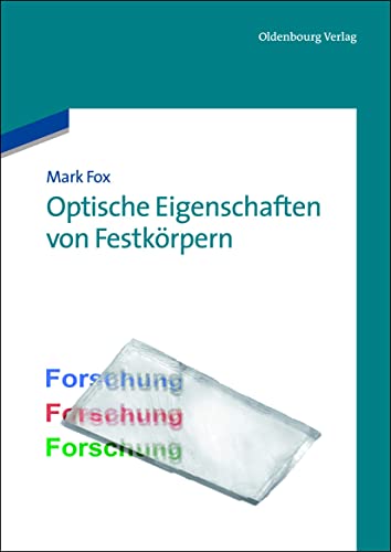 Optische Eigenschaften von Festkörpern von De Gruyter Oldenbourg