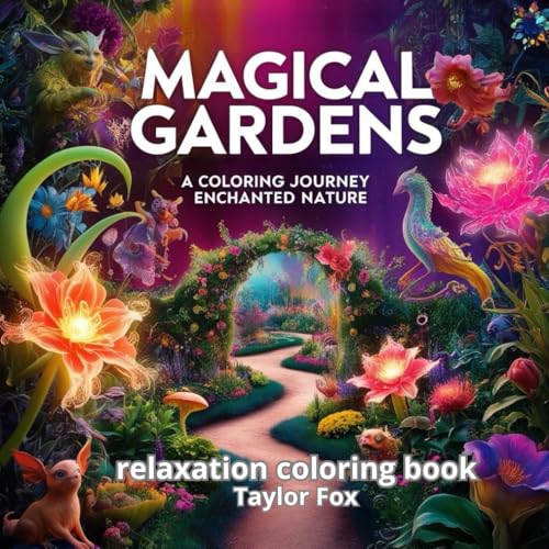 Magical Gardens: A Coloring Journey Through Enchanted Nature: Relaxing Floral and Nature Scenes for Mindfulness, Stress Relief, and Creative Expression von Independently published