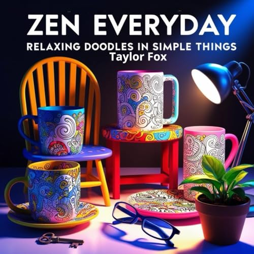 Zen Everyday: Relaxing Doodles in Simple Things: A Mindful Adult Coloring Book with Easy Zen Doodles, Calming Patterns, and Everyday Objects for Stress Relief and Relaxation von Independently published