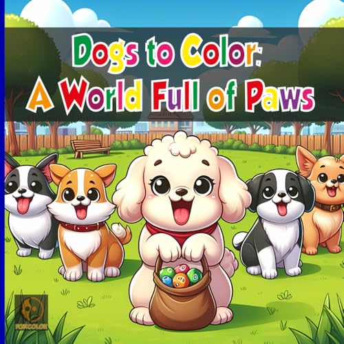 Dog coloring book, with 50 images, for all ages. von Independently published