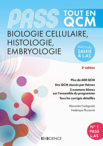 PASS Tout en QCM - Biologie cellulaire, Histologie, Embryologie - 5e éd.: PASS et L.AS von EDISCIENCE