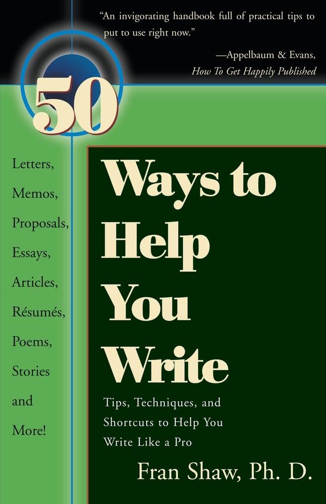50 Ways to Help You Write von iUniverse