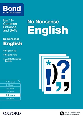 Bond: English: No Nonsense: 6-7 years