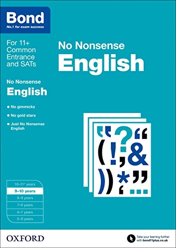 Bond: English: No Nonsense: 9-10 years von Oxford University Press