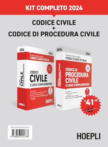 Codice civile+Codice di procedura civile. Kit completo 2024. Con espansione online (Codici e leggi d'Italia)