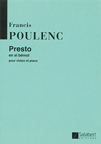 PRESTO EN SI BEMOL MAJEUR VIOLON