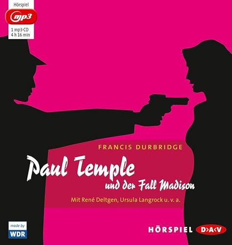 Paul Temple und der Fall Madison: Hörspiel mit René Deltgen, Ursula Langrock u.v.a. (1 mp3-CD) von Audio Verlag Der GmbH