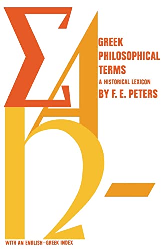 Greek Philosophical Terms: A Historical Lexicon von New York University Press