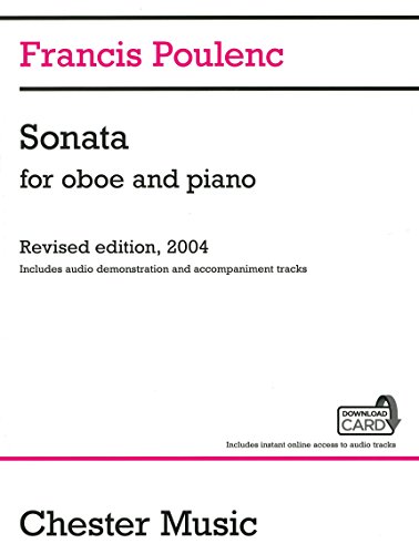 Francis Poulenc: Sonata For Oboe And Piano (Audio Edition, Buch/Download Card)