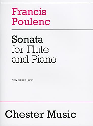 Sonata for Flute and Piano: Revised Edition, 1994 Sonata for Flute and Piano: Revised Edition, 1994