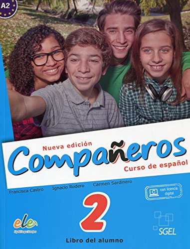 Companeros 2 Podrecznik + klucz dostepu: A2 (Compañeros 2 - Curso de espanol)