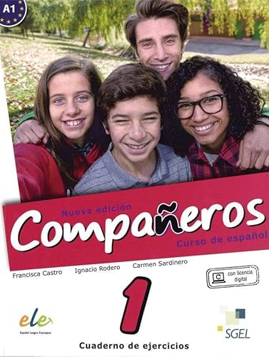 Compañeros 1 – Nueva edición: Curso de español / Arbeitsbuch - Cuaderno de ejercicios (con licencia digital) (Compañeros Nuevo) von Hueber Verlag GmbH