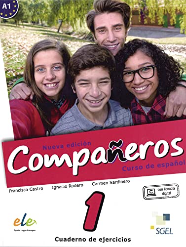 Compañeros 1 – Nueva edición: Curso de español / Arbeitsbuch - Cuaderno de ejercicios (con licencia digital) (Compañeros Nuevo) von Hueber Verlag GmbH