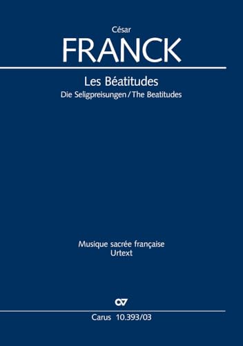 Les Béatitudes (Klavierauszug): Die Seligpreisungen. FWV 53