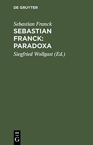 Sebastian Franck: Paradoxa