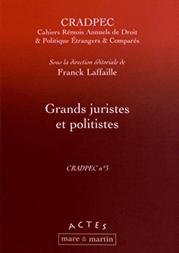 Grands juristes et politistes von MARE MARTIN