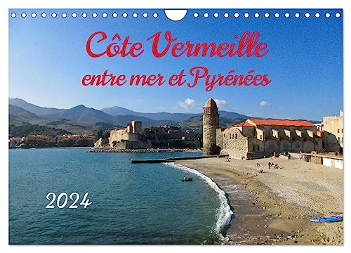 Côte Vermeille entre mer et Pyrénées (Calendrier mural 2024 DIN A4 horizontal), CALVENDO calendrier mensuel von CALVENDO