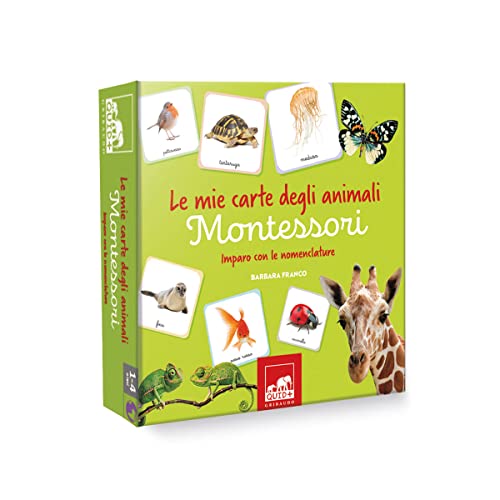 Le mie carte degli animali Montessori. Imparo con le nomenclature. Ediz. a colori. Con 35 Carte (Quid+) von Gribaudo