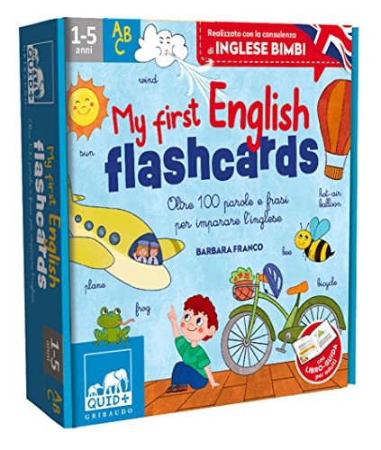 My first english flashcards. Oltre 100 parole e frasi per imparare l'inglese. Ediz. a colori. Con 48 Carte (Quid+) von Gribaudo
